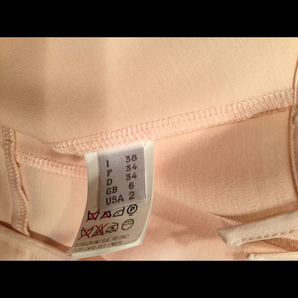 NEVER WORN NARCISCO RODRIGUEZ PALE PINK DRESS 38 - Picture 6 of 6